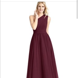 Azazie Molly Bridesmaid Dress - Cabernet